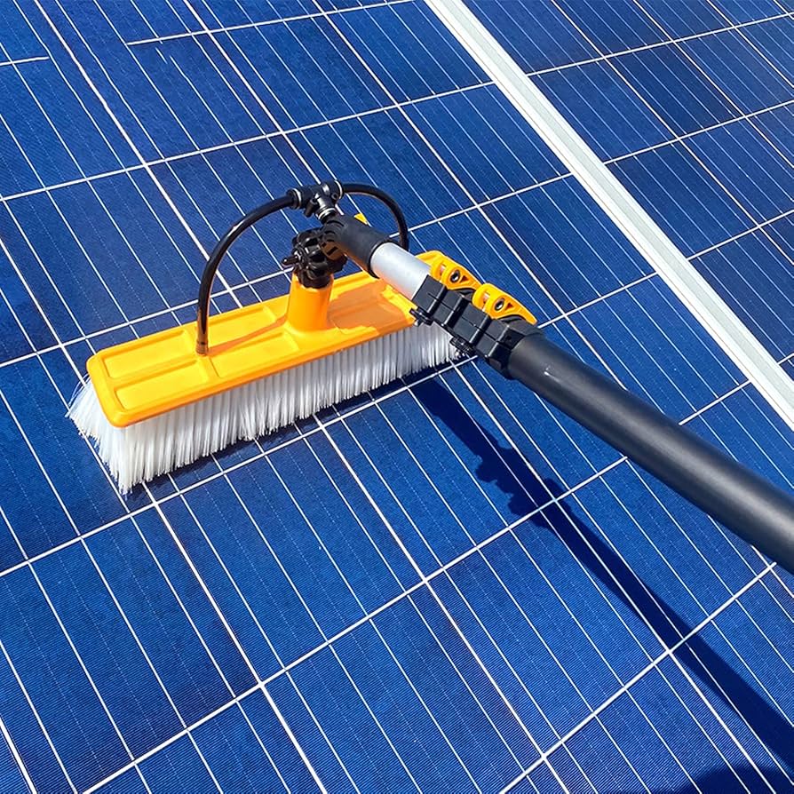 Professional solar panel cleaning